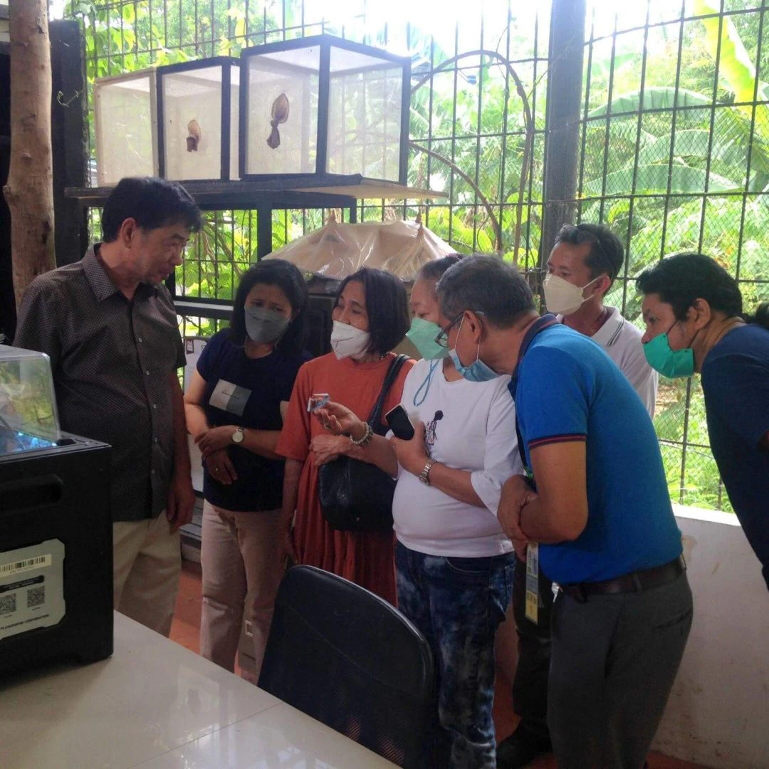 SGF Chairman giving the DENR-PENRO, CENRO and MENRO a tour around Sulu Garden